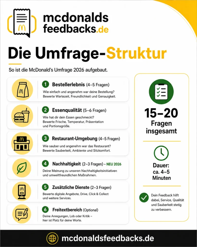 McDonald's Umfrage Detailliert 1 Die Umfrage-Struktur (1)