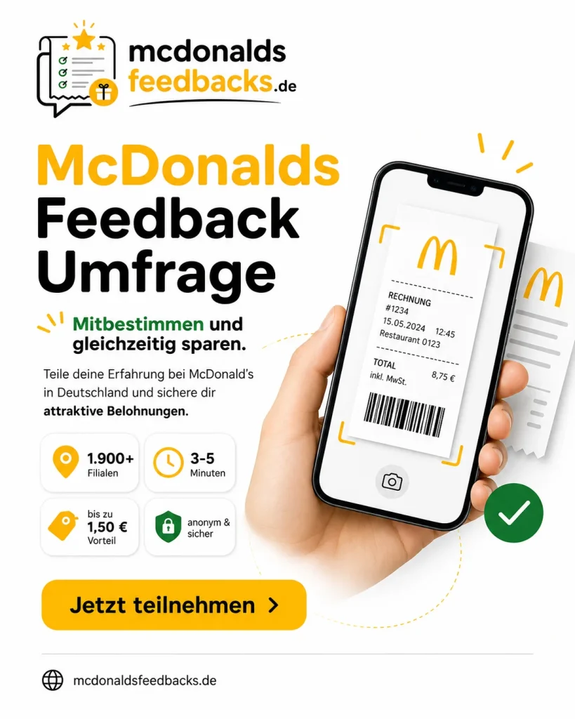 McDonalds Feedback 1 McDonals Feedback Umfrage